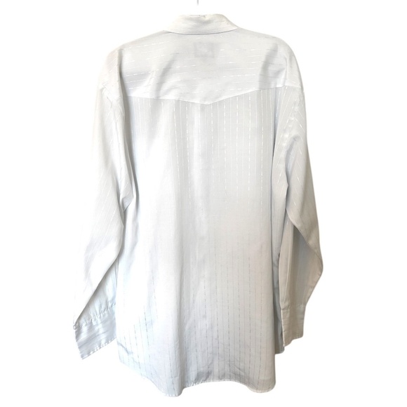 Men’s Roper Western Shirt White Size 2XL - Picture 4 of 8